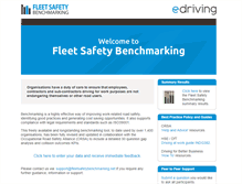 Tablet Screenshot of fleetsafetybenchmarking.net